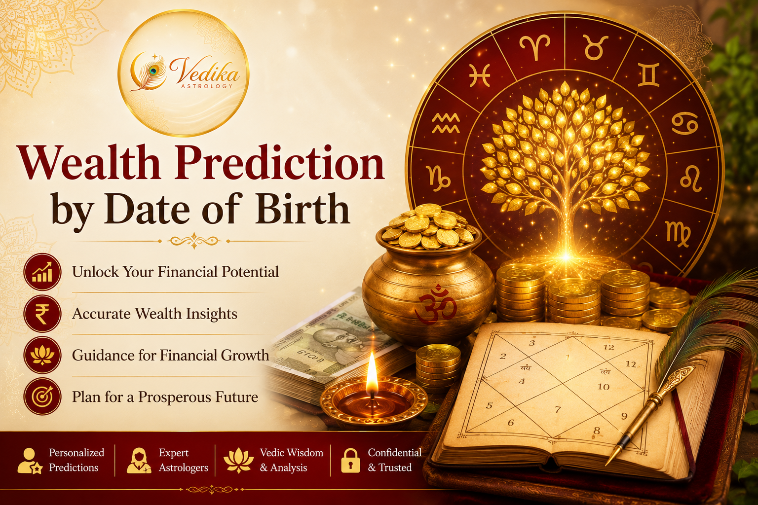 Wealth Astrology Consultation for Financial Growth | Vedika Astrology